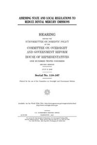 Assessing state and local regulations to reduce dental mercury emissions