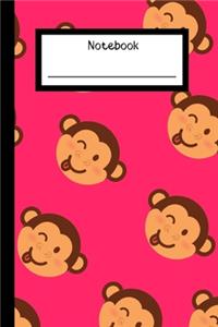 Cute Monkey Notebook