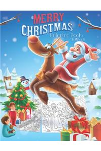 Merry Christmas Coloring Book For Adult