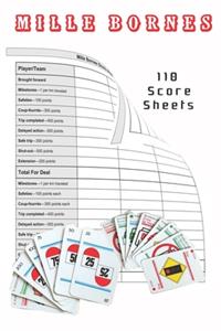 Mille Bornes 110 Score Sheets