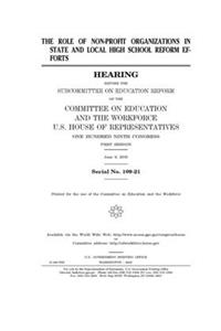 The role of non-profit organizations in state and local high school reform efforts