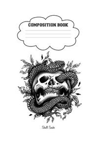 Skull Snake Composition Book