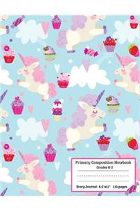 Primary Composition Notebook Grades K-2 Story Journal