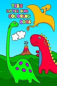 Ted's Little Dino Coloring Book