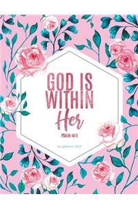 My Planner 2019 - God Is Within Her