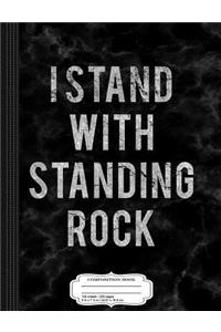 Vintage I Stand with Standing Rock Composition Notebook