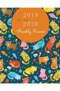 July 2019 - June 2020 Monthly Planner