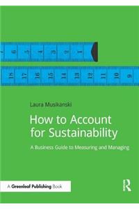 How to Account for Sustainability