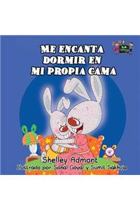 Me encanta dormir en mi propia cama