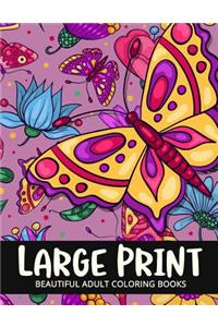 Beautiful Adult Coloring Books Large Print