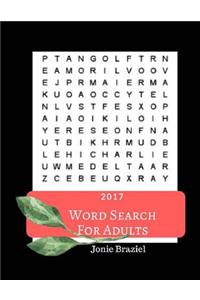 2017 Word Search For Adults