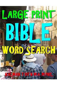 Large Print Bible Word Search: 133 Extra Large Print Themed Puzzles