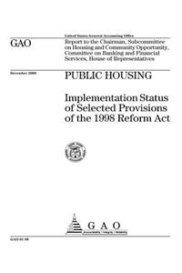 Public Housing: Implementation Status of Selected Provisions of the 1998 Reform ACT