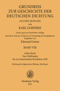 Achtes Buch: Vom Weltfrieden Bis Zur Französischen Revolution 1830