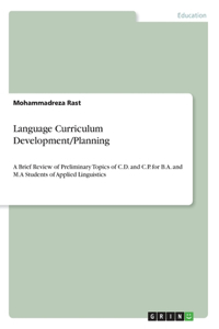Language Curriculum Development/Planning