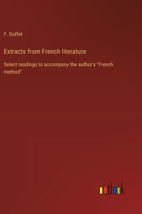 Extracts from French literature