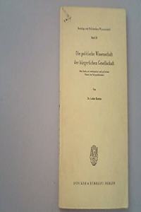 Die Politische Wissenschaft Der Burgerlichen Gesellschaft