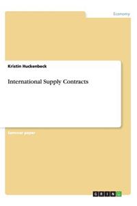 International Supply Contracts