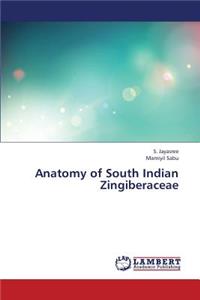 Anatomy of South Indian Zingiberaceae