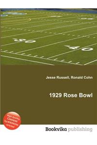 1929 Rose Bowl