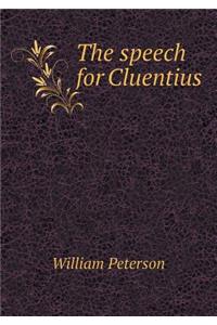 The Speech for Cluentius