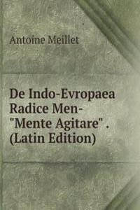 De Indo-Evropaea Radice Men- 