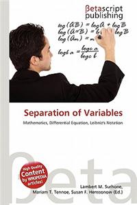 Separation of Variables