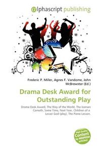 Drama Desk Award for Outstanding Play