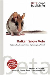 Balkan Snow Vole
