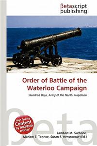 Order of Battle of the Waterloo Campaign