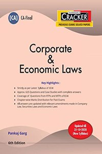 Taxmann's CRACKER ï¿½ Corporate & Economic Laws | CA-Final ï¿½ New Syllabus | Updated till 31-10-2020 | 6th Edition | 2021 [Paperback] Pankaj Garg
