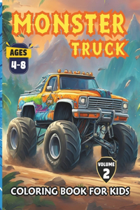 Monster Truck Coloring Book for Kids