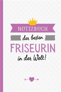 Notizbuch der besten Friseurin in der Welt