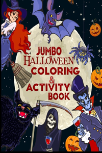 JUMBO Halloween coloring & Activity Book