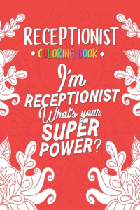 Receptionist Coloring Book