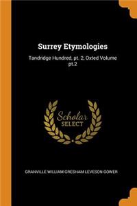 Surrey Etymologies