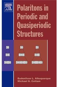 Polaritons in Periodic and Quasiperiodic Structures