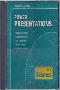 McDougal Littell Science: Power Presentations CD-ROM Grades 6-8