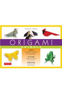 Origami Animals Kit: Make Colorful and Easy Origami Animals: Kit Includes Origami Book, 98 High-Quality Papers and 45 Original Projects