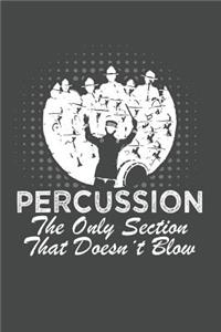 Percussion The Only Section That Doesn't Blow