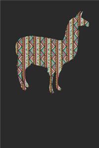 Llama With Tribal Pattern