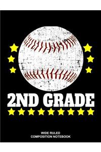 2nd Grade Wide Ruled Composition Notebook