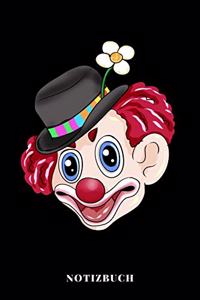 Karneval Clown - Notizbuch