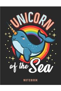 Unicorn Of The Sea Notebook
