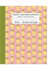 Primary Composition Notebook Level K-2 Story Paper Journal