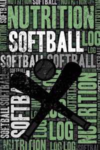 Softball Nutrition Log and Diary