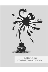 Octopus Ink Composition Notebook
