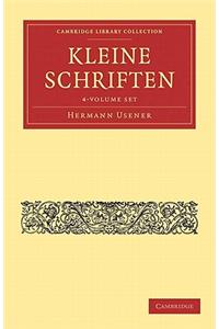 Kleine Schriften 4 Volume Paperback Set