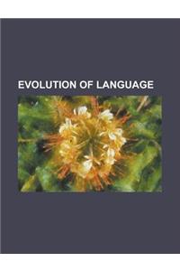 Evolution of Language