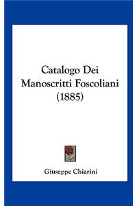 Catalogo Dei Manoscritti Foscoliani (1885)